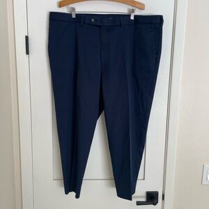 Roundtree & Yorke Blue Dress Pants Slim Fit